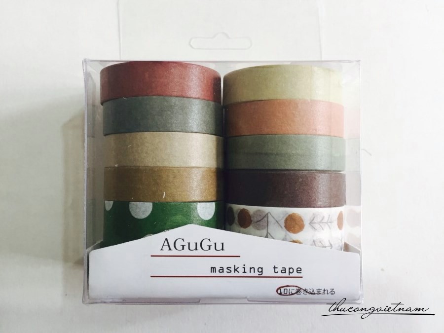 Băng keo giấy Washi Tape - Mẫu 1